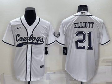 Ezekiel Elliott Dallas Cowboys white jersey