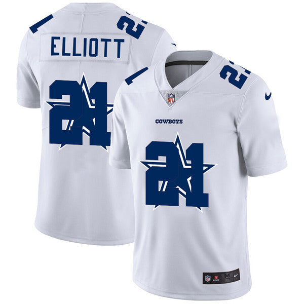 Ezekiel Elliott Dallas Cowboys white jersey
