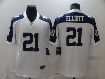 Ezekiel Elliott Dallas Cowboys white Vapor jersey