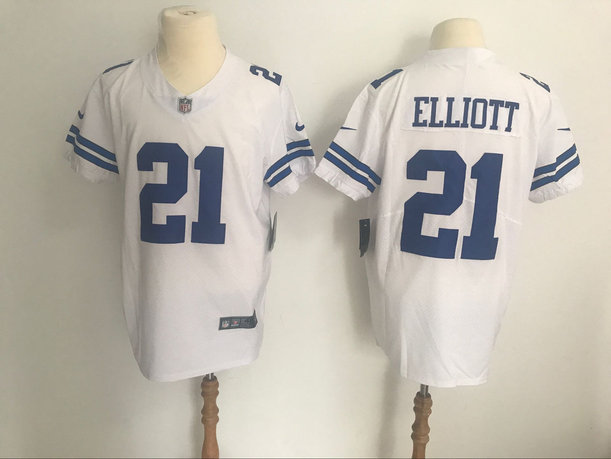 Ezekiel Elliott Dallas Cowboys white Vapor jersey