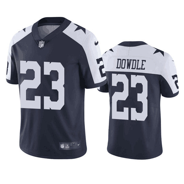 Rico Dowdle Dallas Cowboys navy Vapor jersey