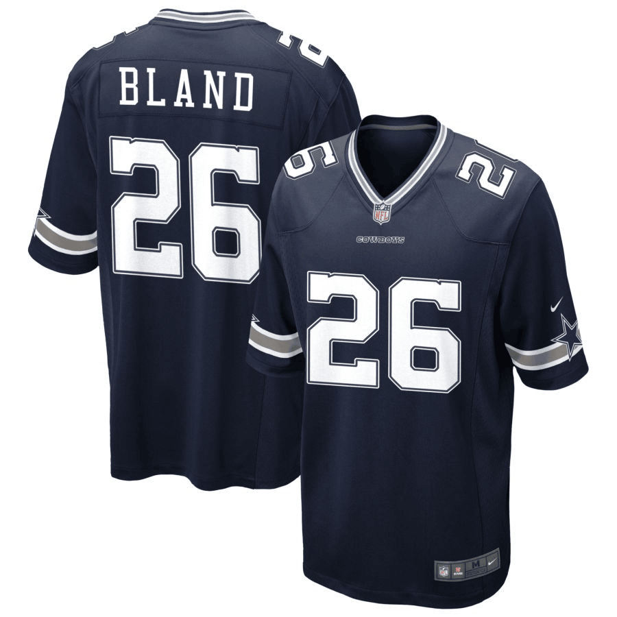 DaRon Bland Dallas Cowboys navy Game jersey