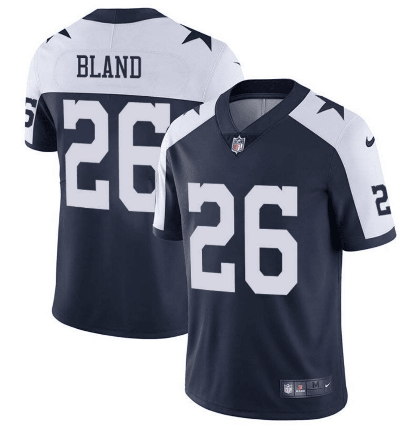 DaRon Bland Dallas Cowboys navy Vapor jersey