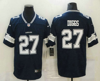 Trevon Diggs Dallas Cowboys navy Vapor jersey