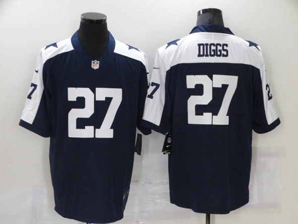 Trevon Diggs Dallas Cowboys navy Vapor jersey