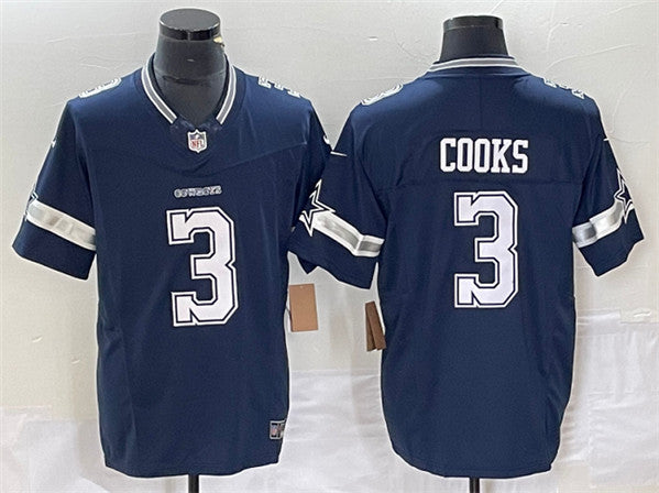 Brandin Cooks Dallas Cowboys navy Limited jersey