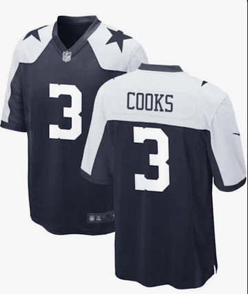 Brandin Cooks Dallas Cowboys navy Limited jersey