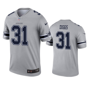 Trevon Diggs Dallas Cowboys gray Inverted Legend jersey