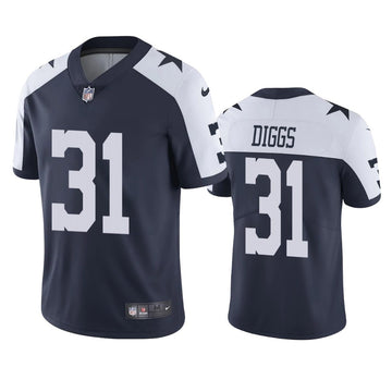 Trevon Diggs Dallas Cowboys navy Vapor jersey