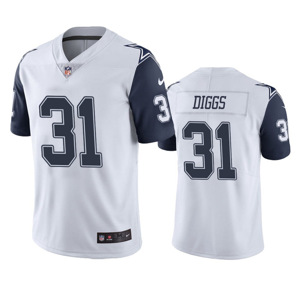 Trevon Diggs Dallas Cowboys white Color Rush jersey