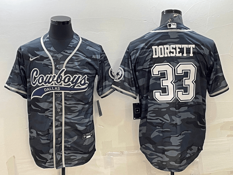 Tony Dorsett Dallas Cowboys grey Camo jersey