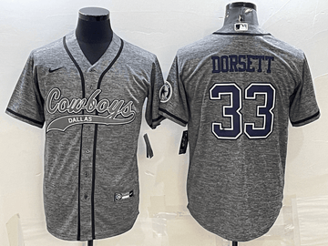 Tony Dorsett Dallas Cowboys grey jersey