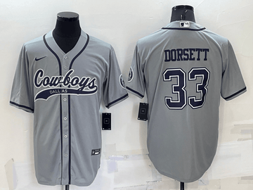 Tony Dorsett Dallas Cowboys grey jersey