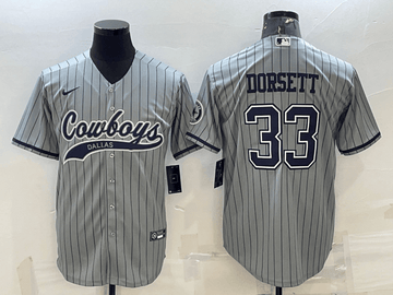 Tony Dorsett Dallas Cowboys grey jersey