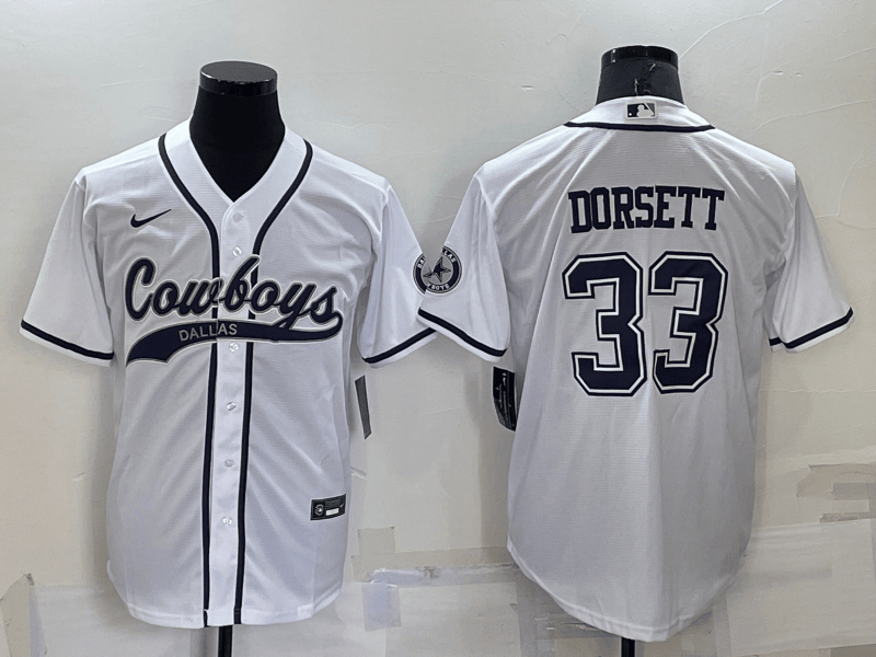 Tony Dorsett Dallas Cowboys white jersey