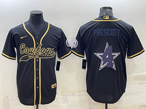Dak Prescott Dallas Cowboys black jersey