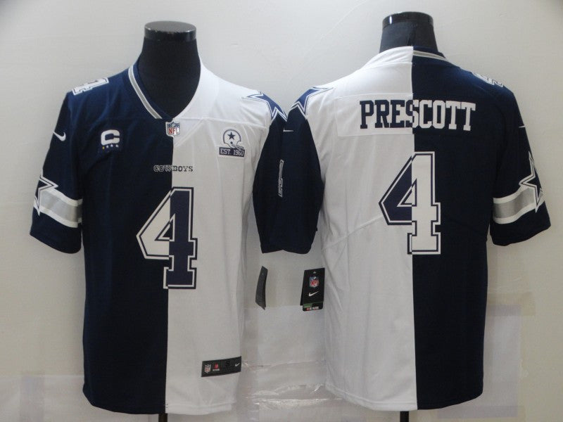 Dak Prescott Dallas Cowboys blue Vapor jersey