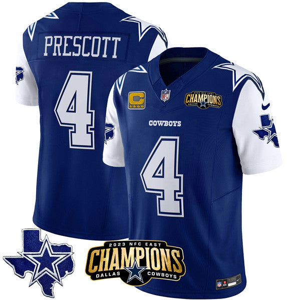 Dak Prescott Dallas Cowboys blue jersey