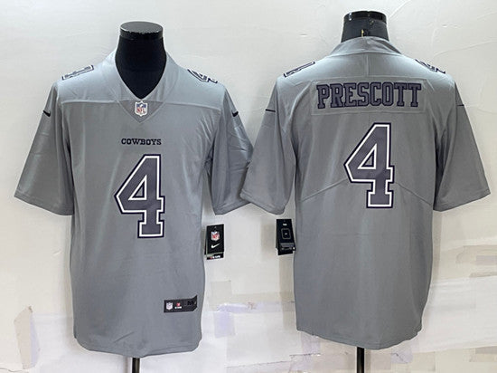 Dak Prescott Dallas Cowboys gray Fashion jersey
