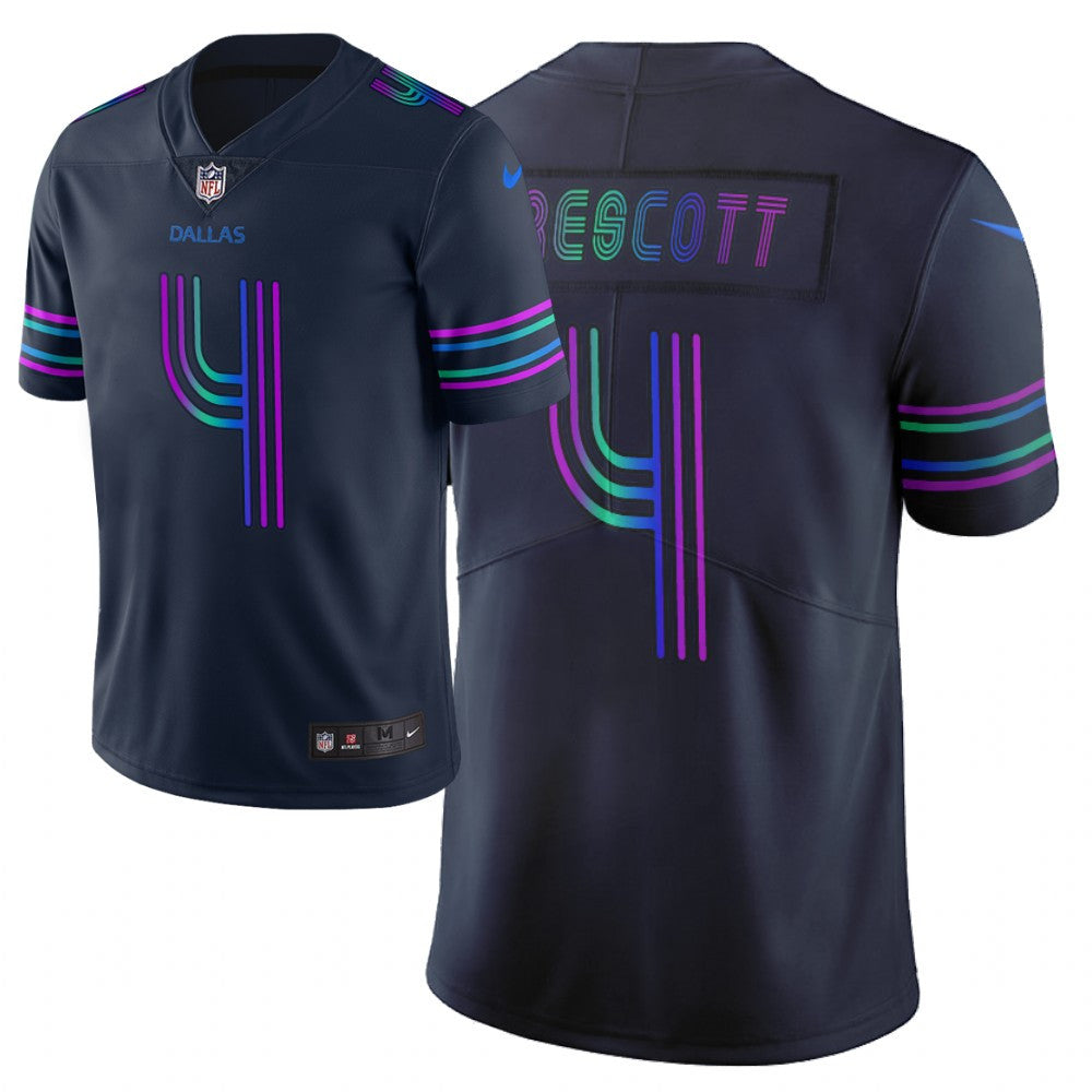 Dak Prescott Dallas Cowboys navy Limited jersey