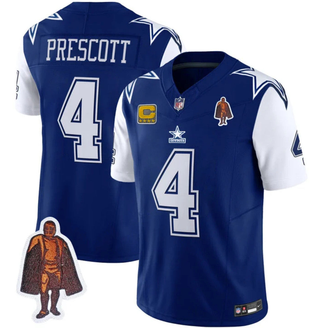 Dak Prescott Dallas Cowboys navy Vapor jersey