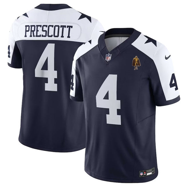Dak Prescott Dallas Cowboys navy Limited jersey