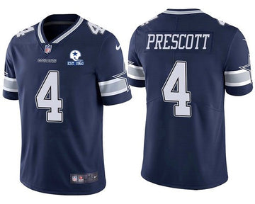 Dak Prescott Dallas Cowboys navy Vapor jersey