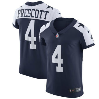 Dak Prescott Dallas Cowboys navy Vapor jersey