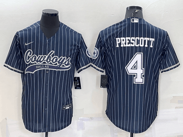 Dak Prescott Dallas Cowboys navy jersey