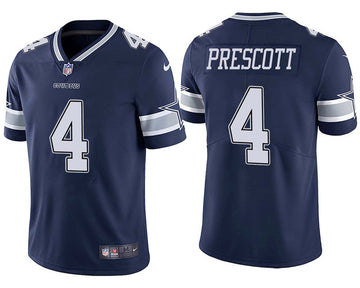 Dak Prescott Dallas Cowboys navy Vapor jersey