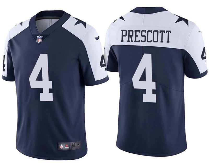 Dak Prescott Dallas Cowboys navy Vapor jersey