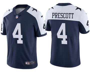 Dak Prescott Dallas Cowboys navy Vapor jersey