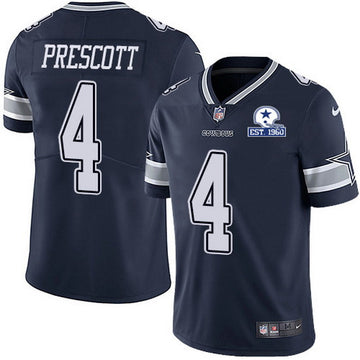 Dak Prescott Dallas Cowboys navy Limited jersey