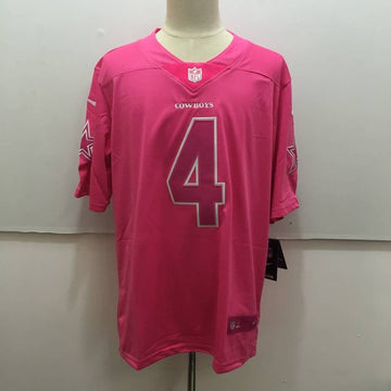 Dak Prescott Dallas Cowboys pink Limited jersey