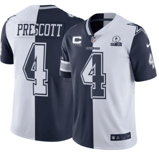 Dak Prescott Dallas Cowboys navy Limited jersey