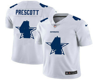 Dak Prescott Dallas Cowboys white Vapor jersey