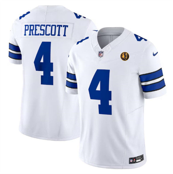 Dak Prescott Dallas Cowboys white Vapor jersey