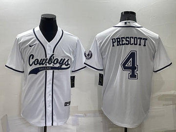 Dak Prescott Dallas Cowboys white jersey