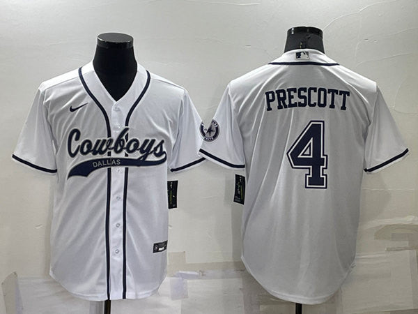 Dak Prescott Dallas Cowboys white jersey