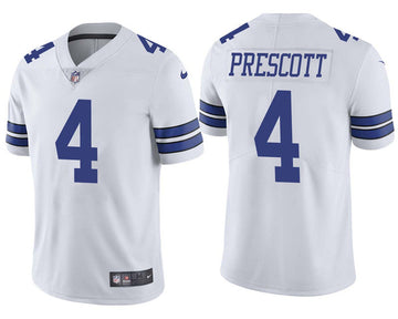 Dak Prescott Dallas Cowboys white Vapor jersey