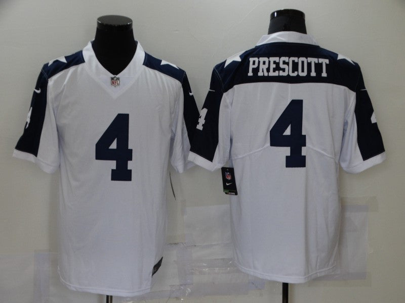 Dak Prescott Dallas Cowboys white Vapor jersey