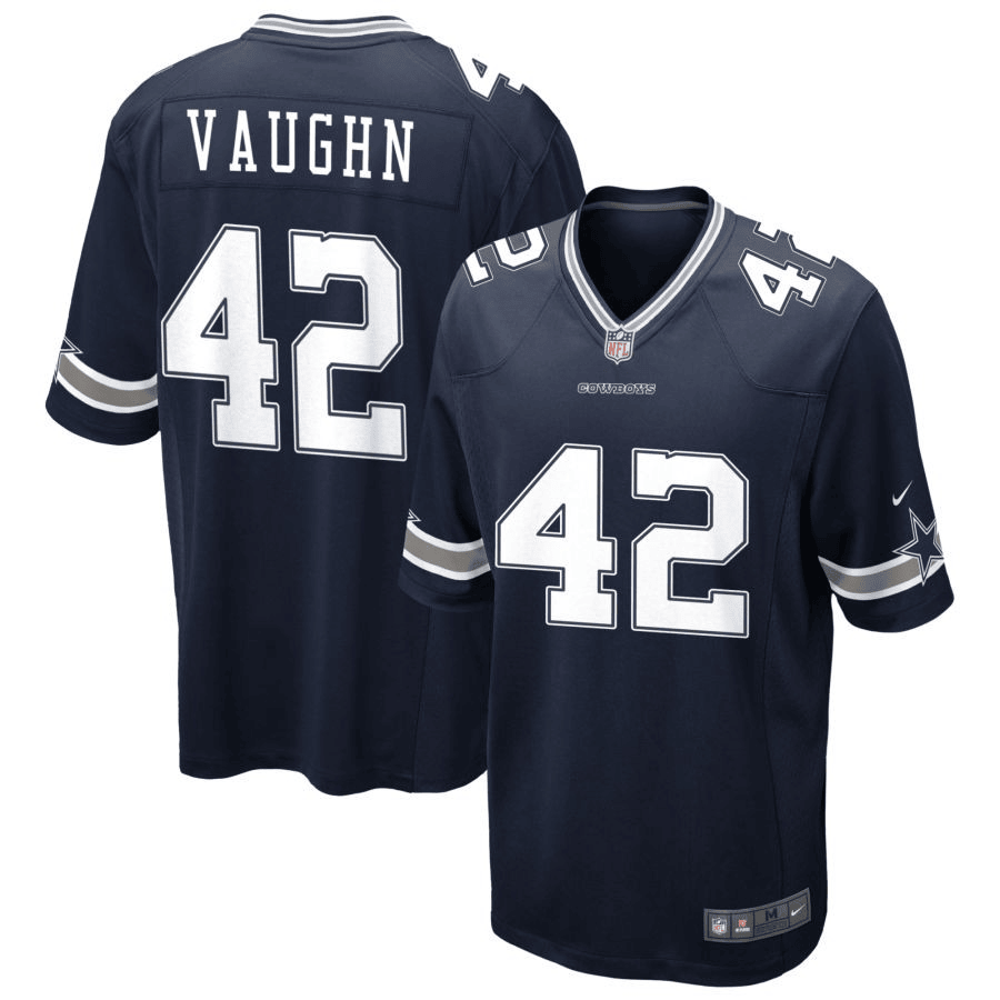 Deuce Vaughn Dallas Cowboys navy Game jersey