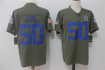 Sean Lee Dallas Cowboys olive Salute To Service jersey