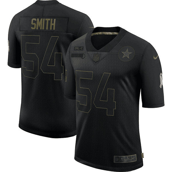 Jaylon Smith Dallas Cowboys black Salute To Service jersey