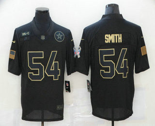 Jaylon Smith Dallas Cowboys black Salute To Service jersey