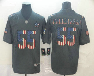 Leighton Vander Esch Dallas Cowboys black Salute To Service jersey