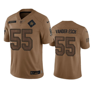 Leighton Vander Esch Dallas Cowboys brown Salute To Service jersey