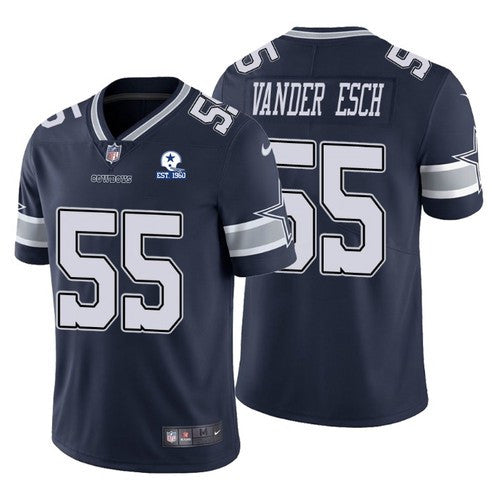 Leighton Vander Esch Dallas Cowboys navy Vapor jersey