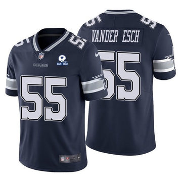 Leighton Vander Esch Dallas Cowboys navy Vapor jersey