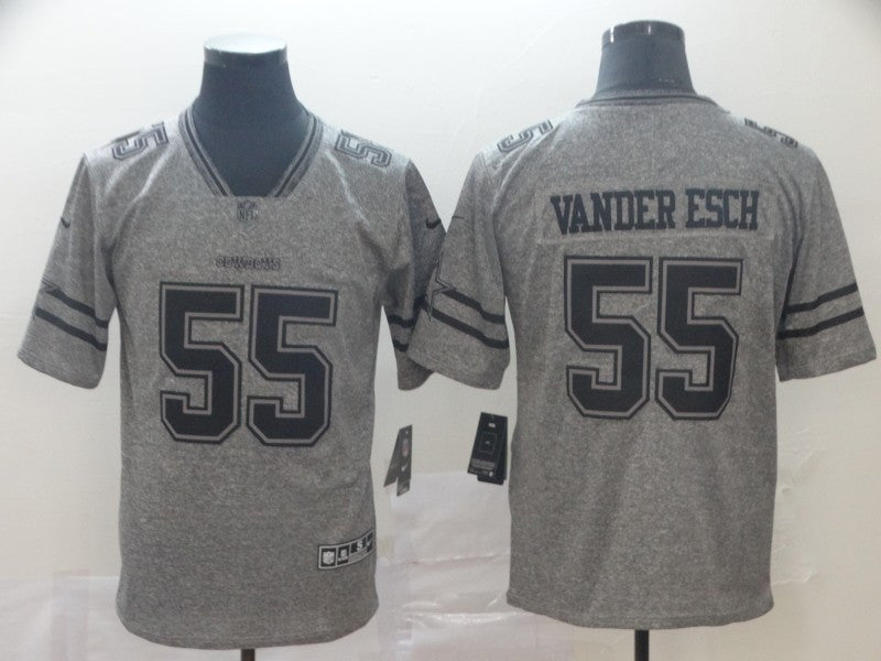 Leighton Vander Esch Dallas Cowboys grey jersey